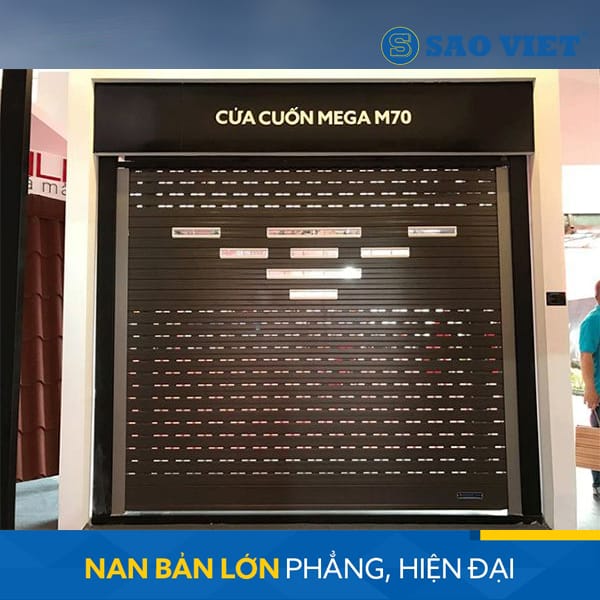 Cửa cuốn xuyên sáng M70