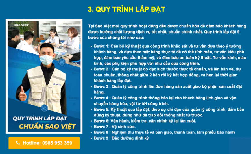 quy trinh lap dat