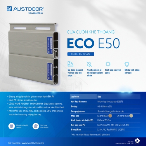 Cửa cuốn Austdoor E50