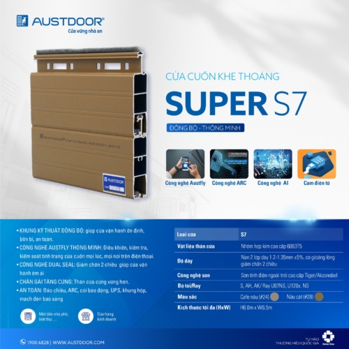 Cửa cuốn Austdoor S7