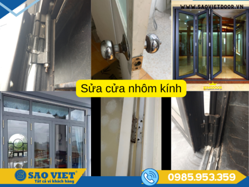 Sửa cửa nhôm kính