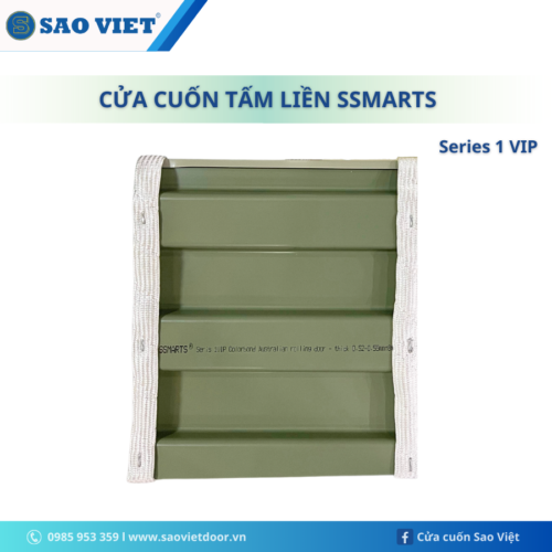 Cửa Cuốn Tấm Liền SSMARTS Series 1 VIP