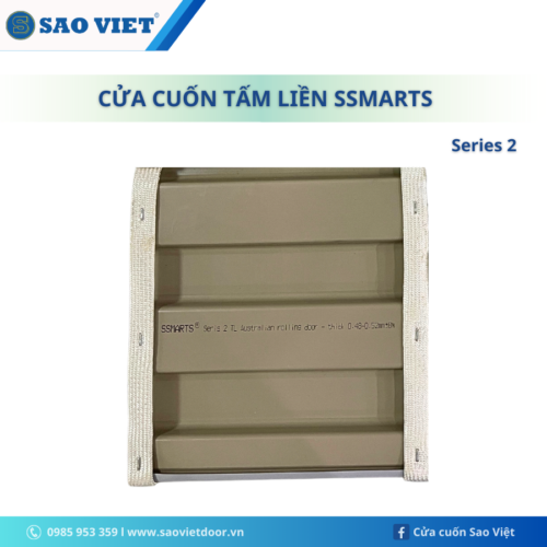 Cửa Cuốn Tấm Liền SSMARTS Series 2