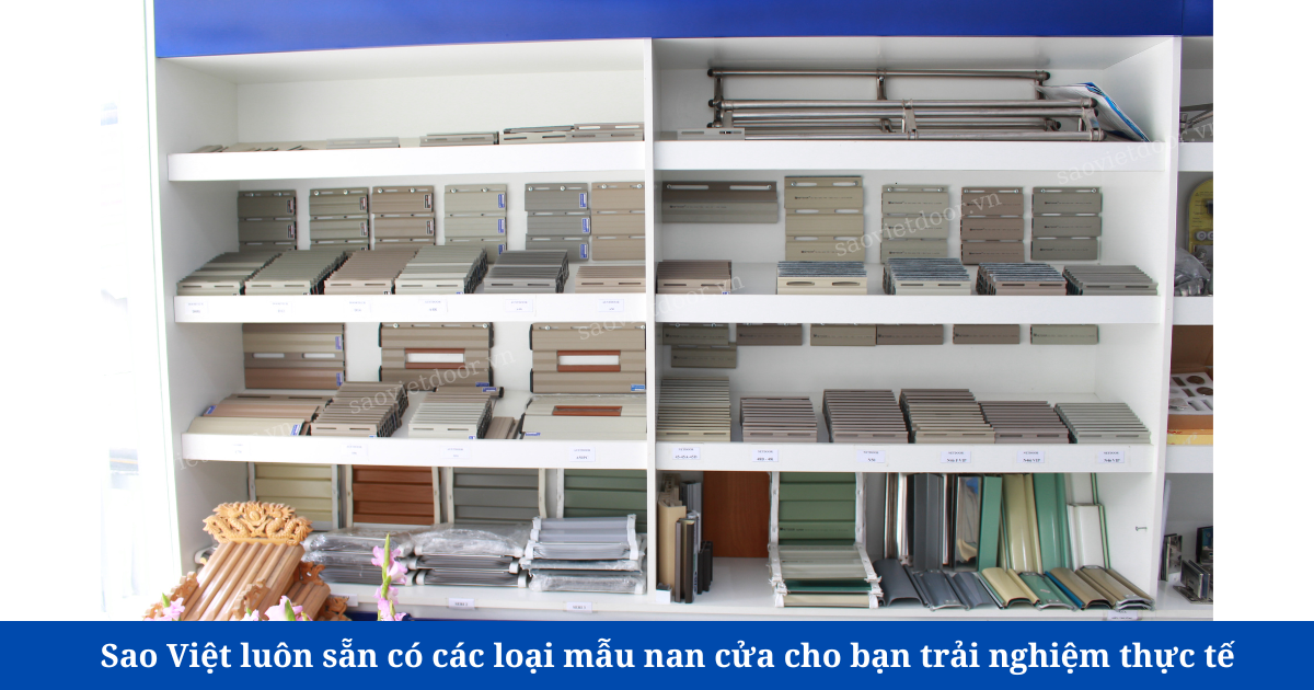 Đến SHOWROOM Saovietdoor để cảm nhận mẫu cửa và nhận tư vấn giải pháp tiết kiệm đến 30% chi phí.