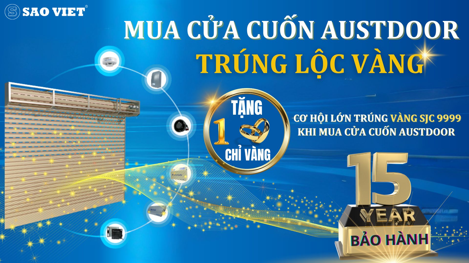 Cửa cuốn austdoor chính hãng