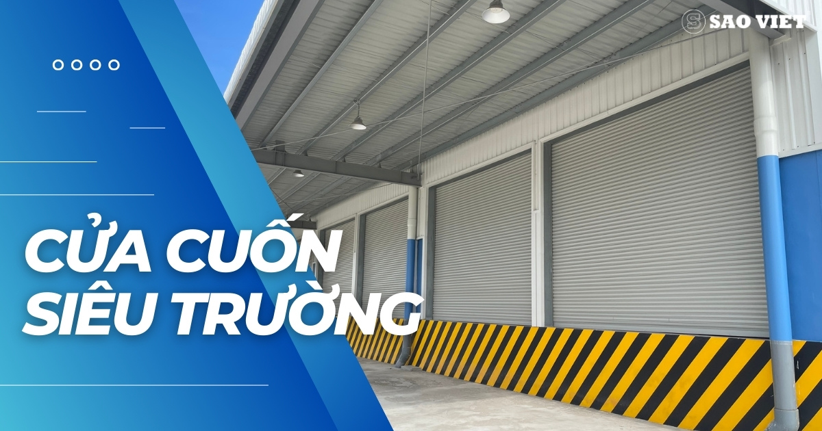 Cửa cuốn siêu trường Netdoor.