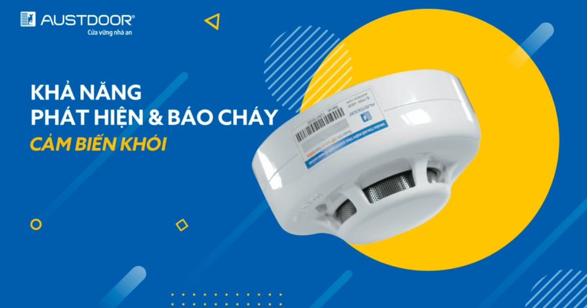 Cảm biến khói phát hiện và báo cháy