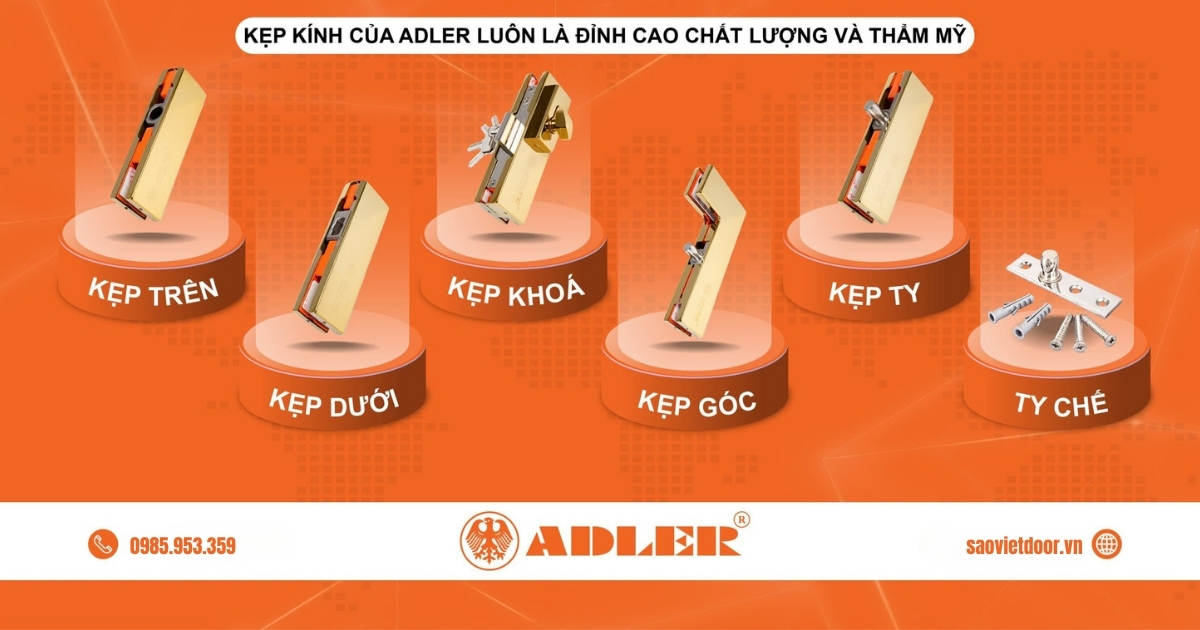 Phụ kiện kính Adler chính hãng chất lượng cao.