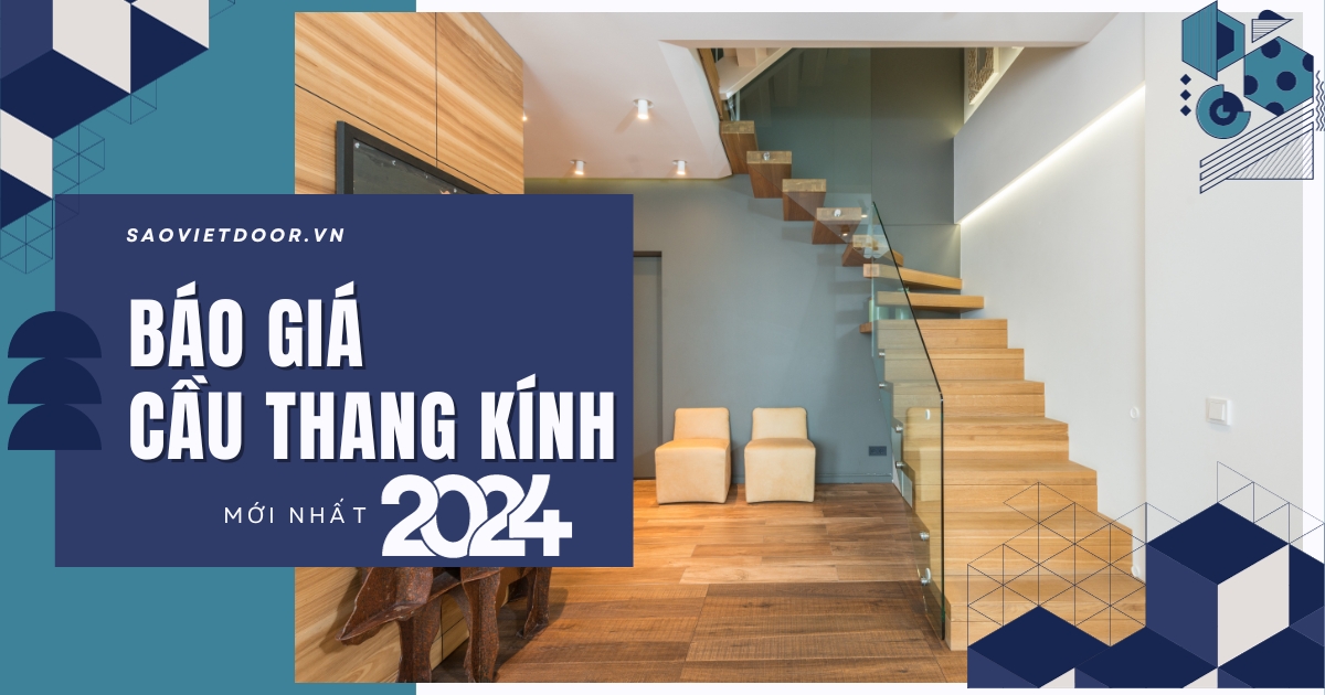 Báo giá cầu thang kính mới nhất 2024