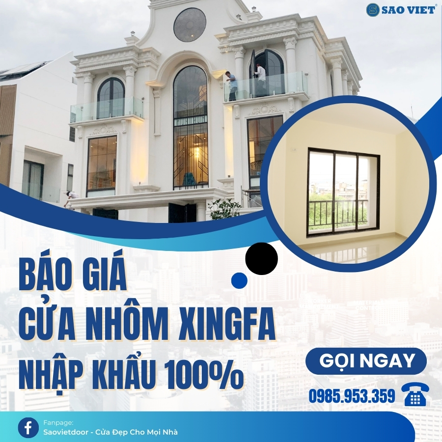 Cửa nhôm Xingfa nhập khẩu