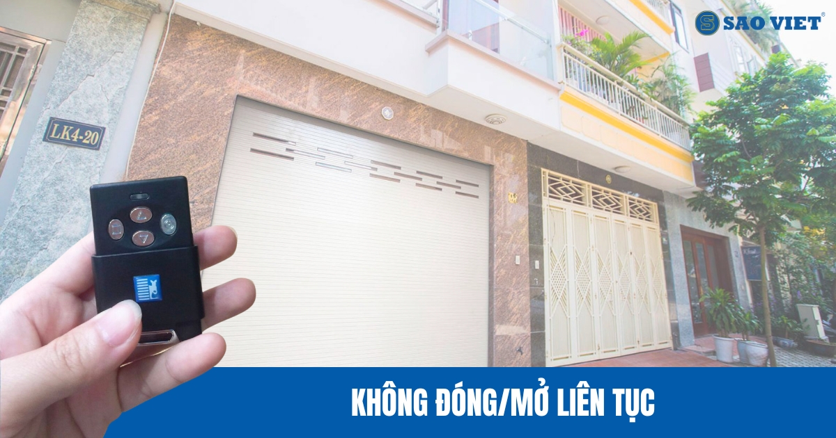 lưu ý khi sử dụng tay điều khiển cửa cuốn