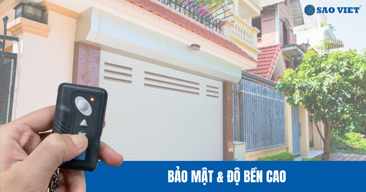 điều khiển cửa cuốn bảo mật độ bền cao