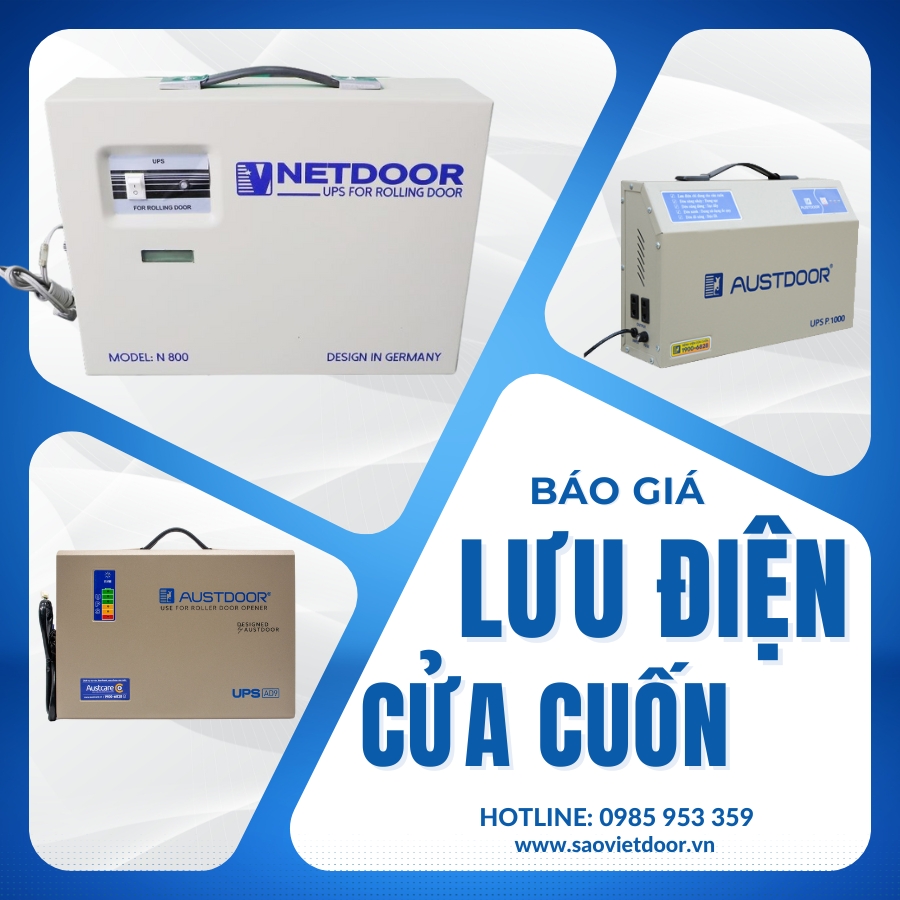 Lưu điện cửa cuốn