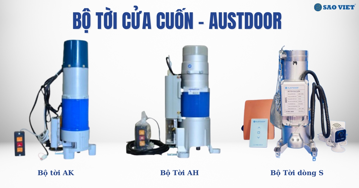 Phụ kiện cửa cuốn Austdoor - Motor cửa cuốn.