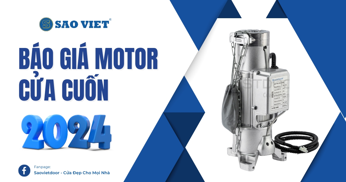 Báo giá motor cửa cuốn mới nhất.