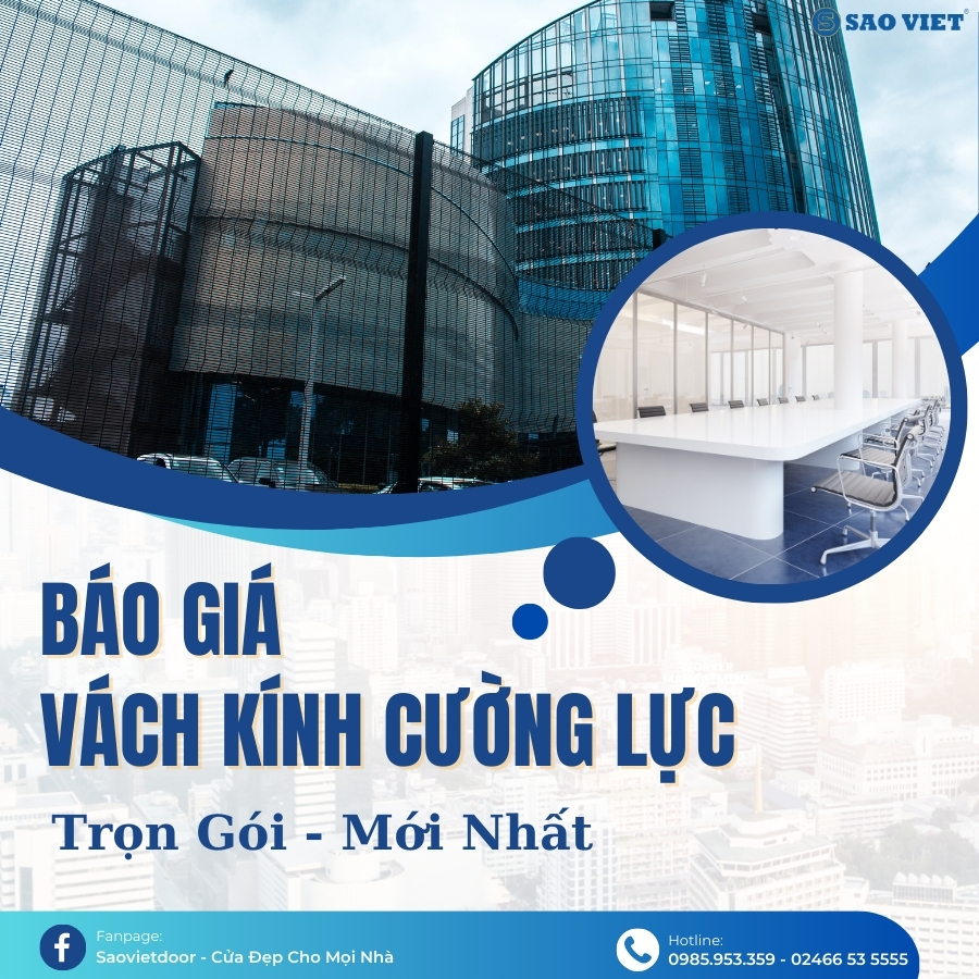 Vách kính cường lực