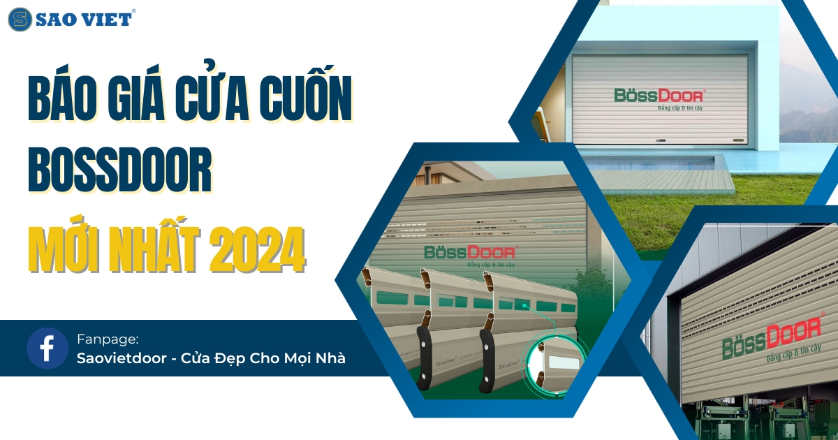 Báo giá cửa cuốn Bossdoor thế hệ mới.