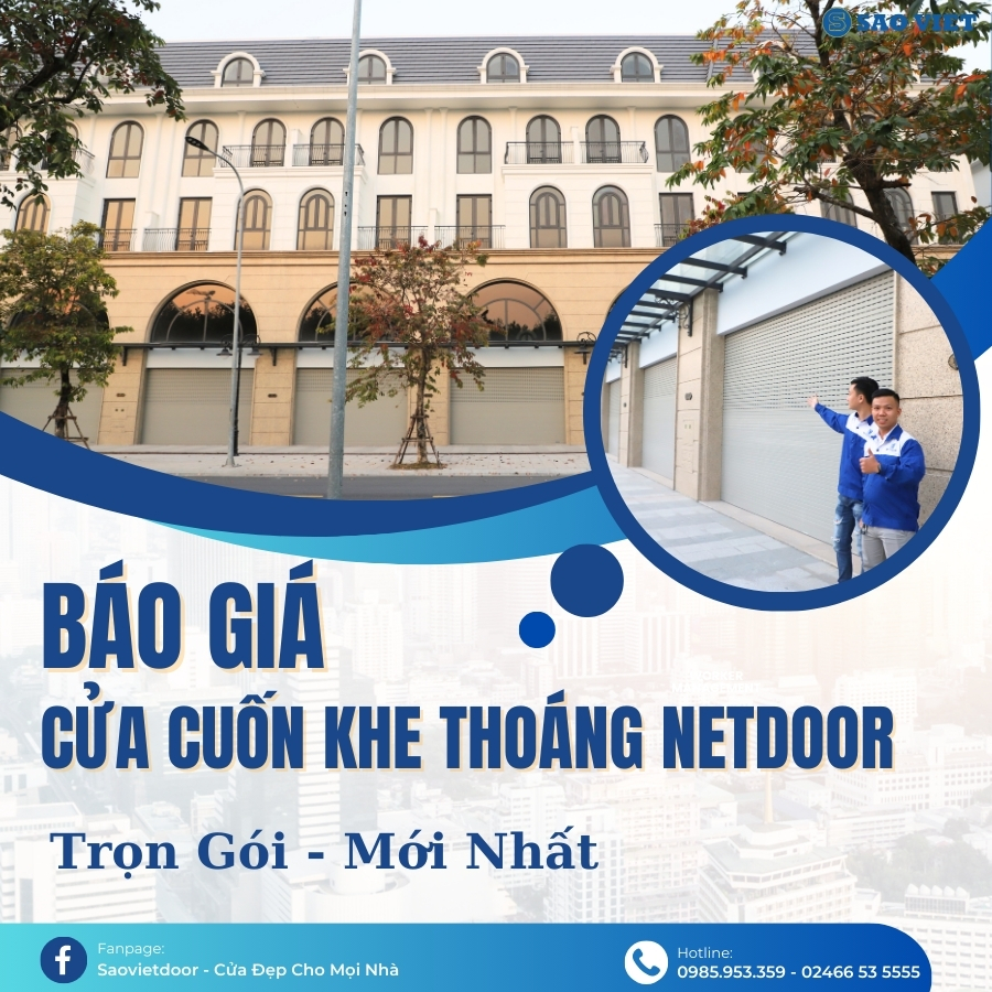 Cửa cuốn khe thoáng Netdoor