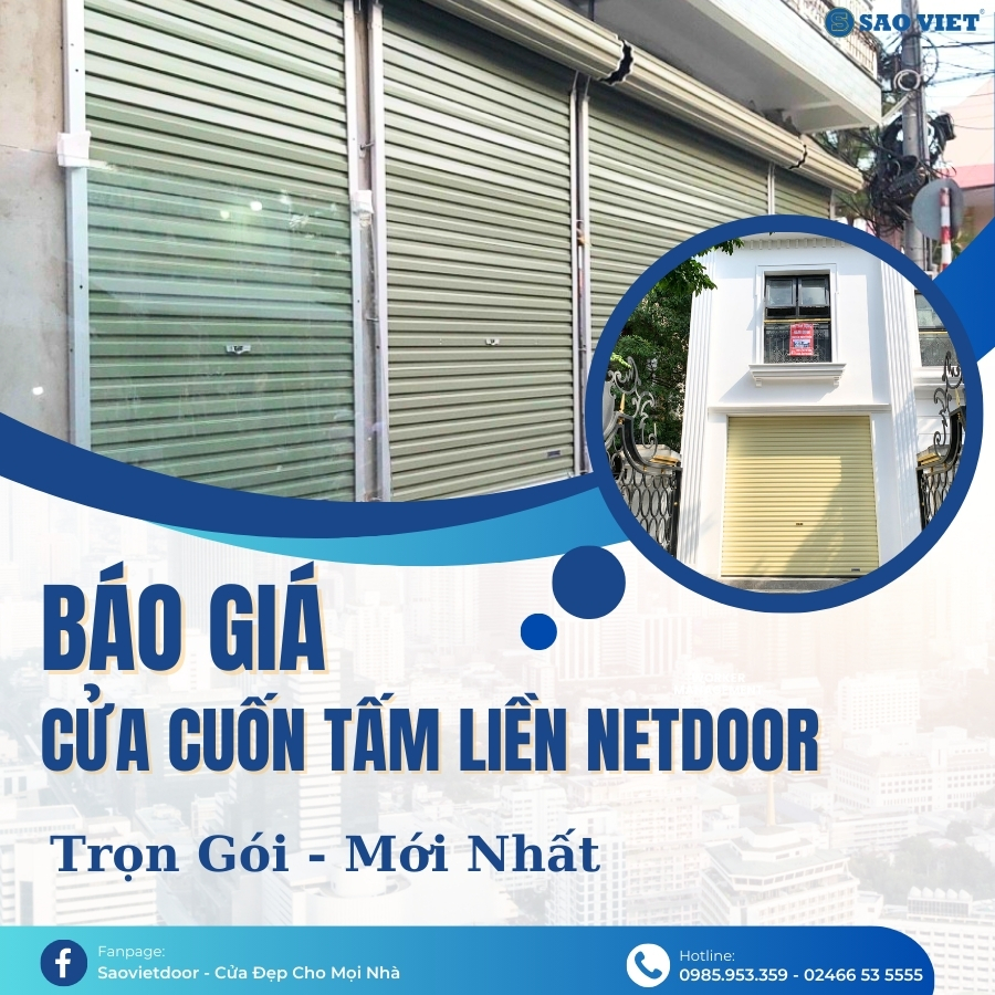 Cửa cuốn tấm liền Netdoor