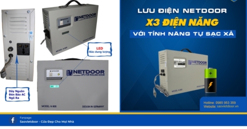 Hiểu về Tính năng Xả Sạc Tự Động Trên Lưu Điện Cửa Cuốn