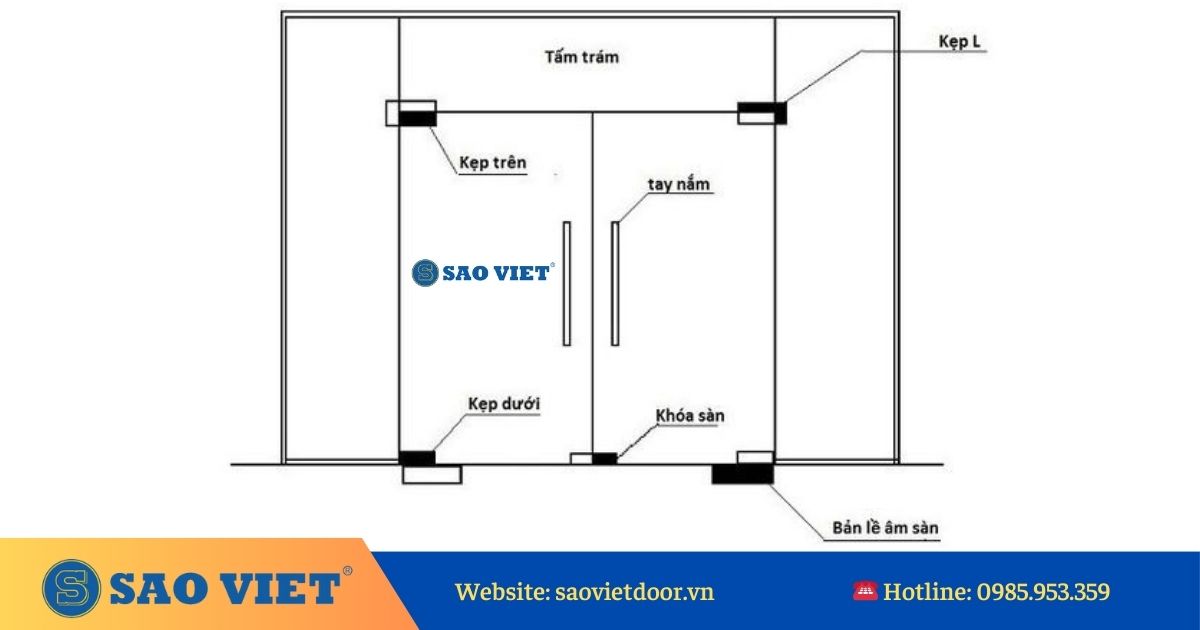 Cửa kính thuỷ lực