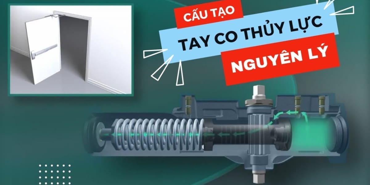 Nguyên lý hoạt động của tay đẩy hơi.