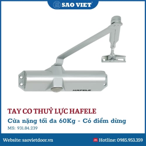 Tay Co Thuỷ Lực Hafele Có Điểm Dừng 931.84.239