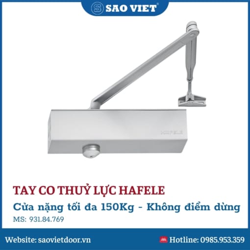 Tay Co Thuỷ Lực Hafele Không Điểm Dừng 931.84.769