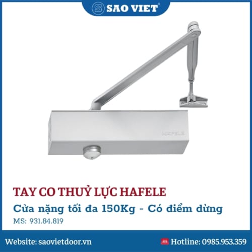 Tay Co Thuỷ Lực Hafele Có Điểm Dừng 931.84.819