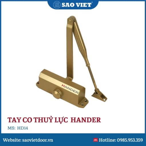 Tay co thuỷ lực Hander - Tay co thủy lực Hander là Giải pháp đóng cửa tự động có độ bền vượt trội.